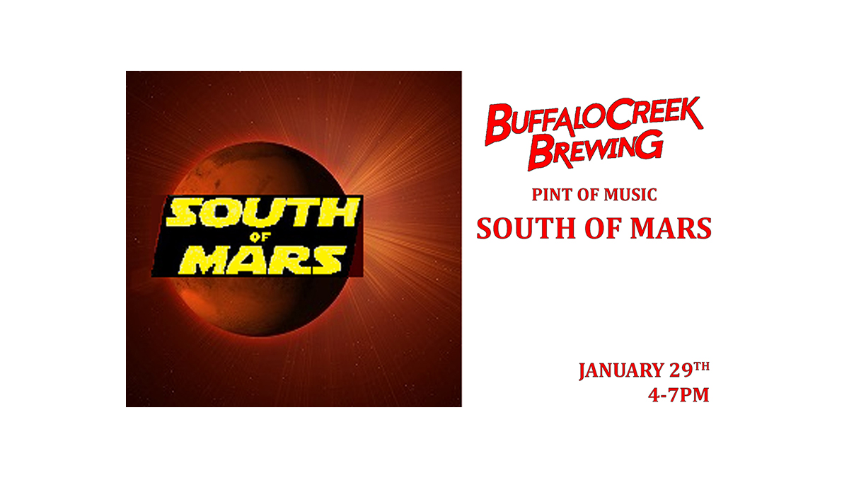 Pint of Music with South of Mars at Buffalo Creek Brewing